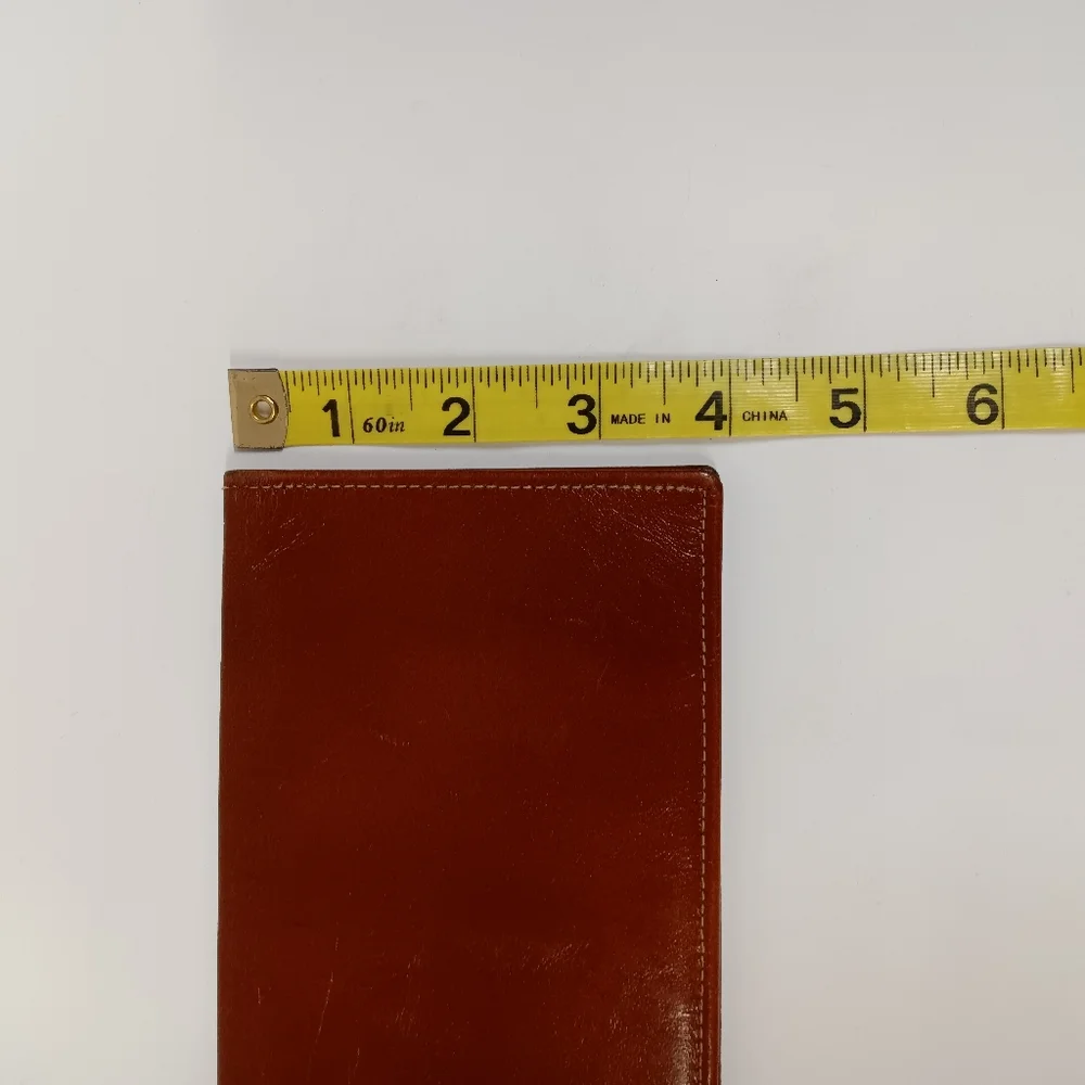 Vintage Leather New Holland Wales Men's Pocket Secretary  Suit Wallet